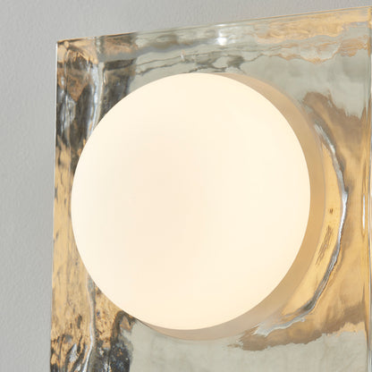 Hudson Valley Mackay 7.75" Tall Wall Sconce in Polished Nickel, alternate view 1