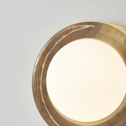 Hudson Valley Mackay 7.75" Wall Sconce in Aged Brass, alternate view 1