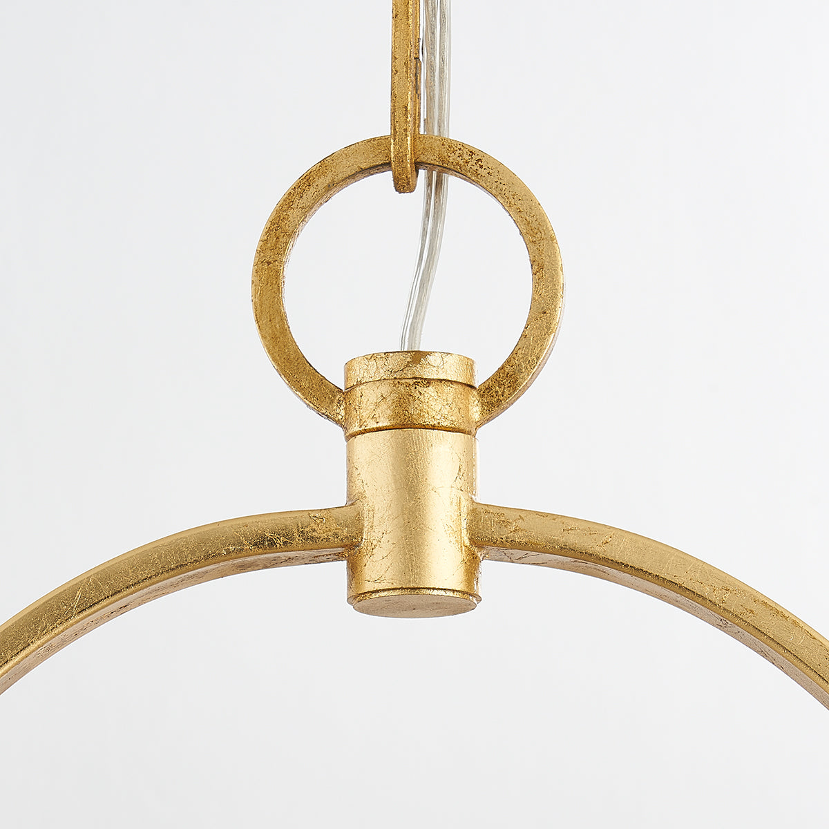 Hudson Valley Malloy 3-Light Lantern in Vintage Gold Leaf, alternate view 6