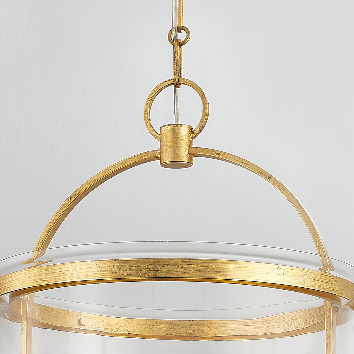 Hudson Valley Malloy 4-Light Lantern in Vintage Gold Leaf, alternate view 1
