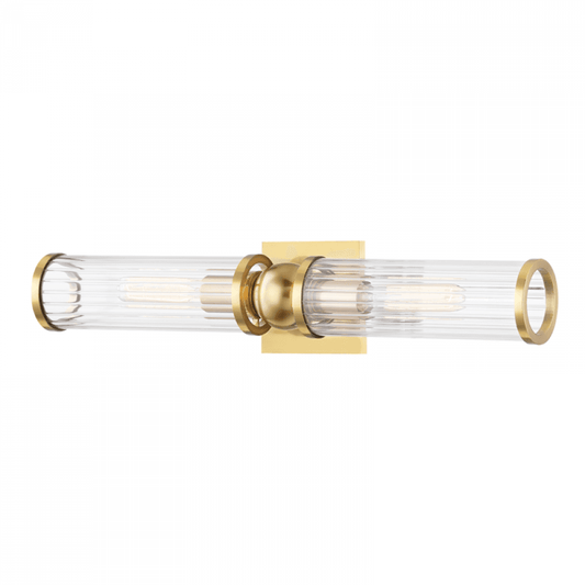 Hudson Valley Malone Wall Sconce Aged Brass