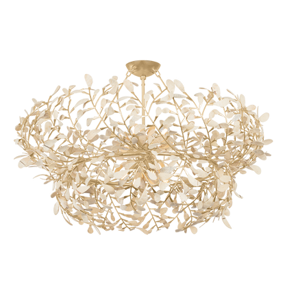 Hudson Valley Maybrook 8-Light Chandelier Vintage Gold Leaf