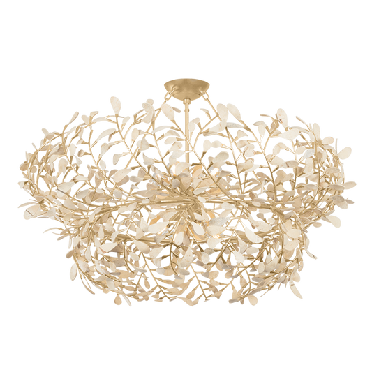 Hudson Valley Maybrook 8-Light Chandelier Vintage Gold Leaf