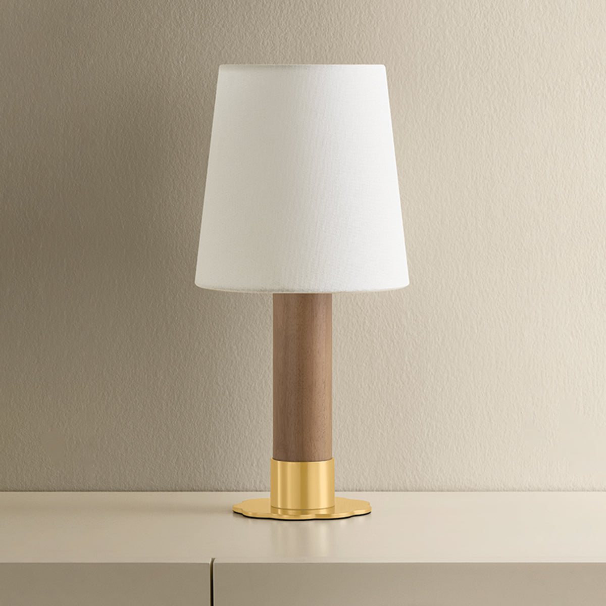 Hudson Valley Meadowbrook Table Lamp in Aged Brass, alternate view 1
