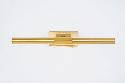 Hudson Valley Melbourne 16" Picture Light in Aged Brass, room setting 3