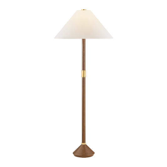 Hudson Valley Merrimack Floor Lamp Aged Brass