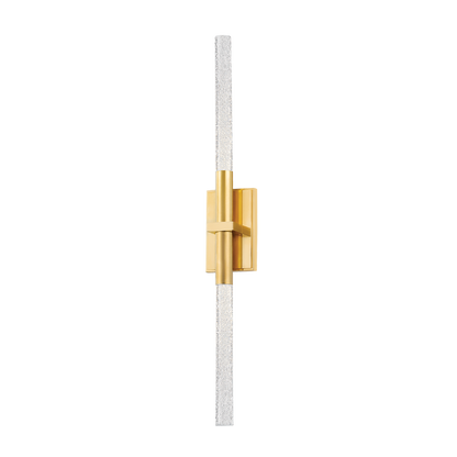 Hudson Valley Millerton 2-Light Wall Sconce Aged Brass