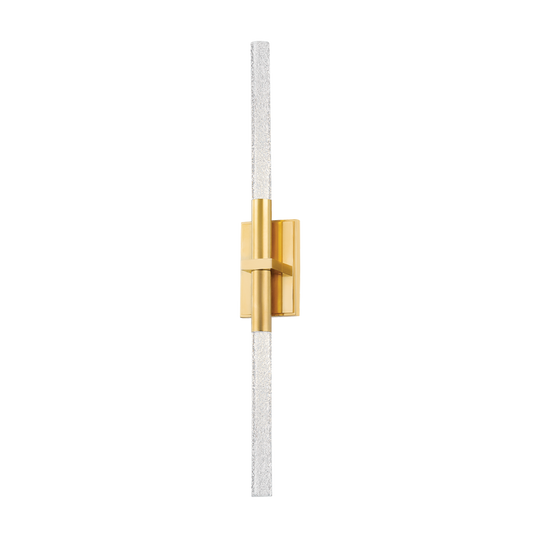 Hudson Valley Millerton 2-Light Wall Sconce Aged Brass