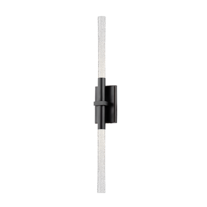 Hudson Valley Millerton 2-Light Wall Sconce Black Brass