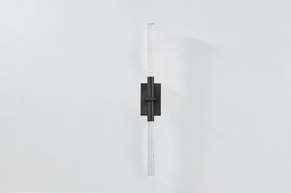 Hudson Valley Millerton 2-Light Wall Sconce in Black Brass, room setting 1