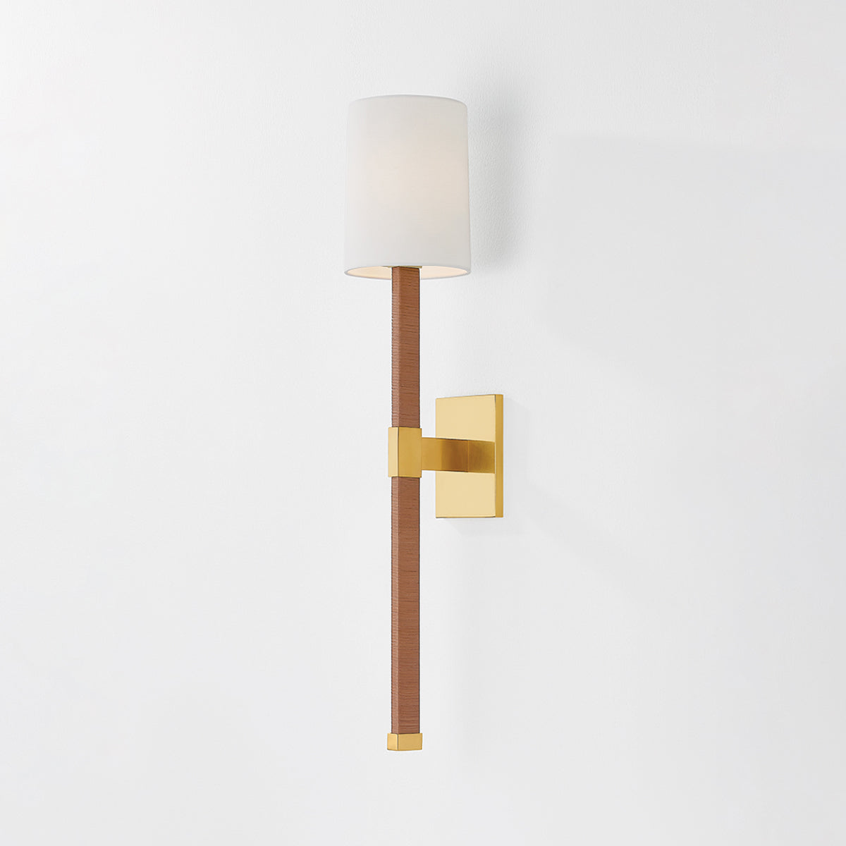 Hudson Valley Minnetonka Wall Sconce in Aged Brass, alternate view 2