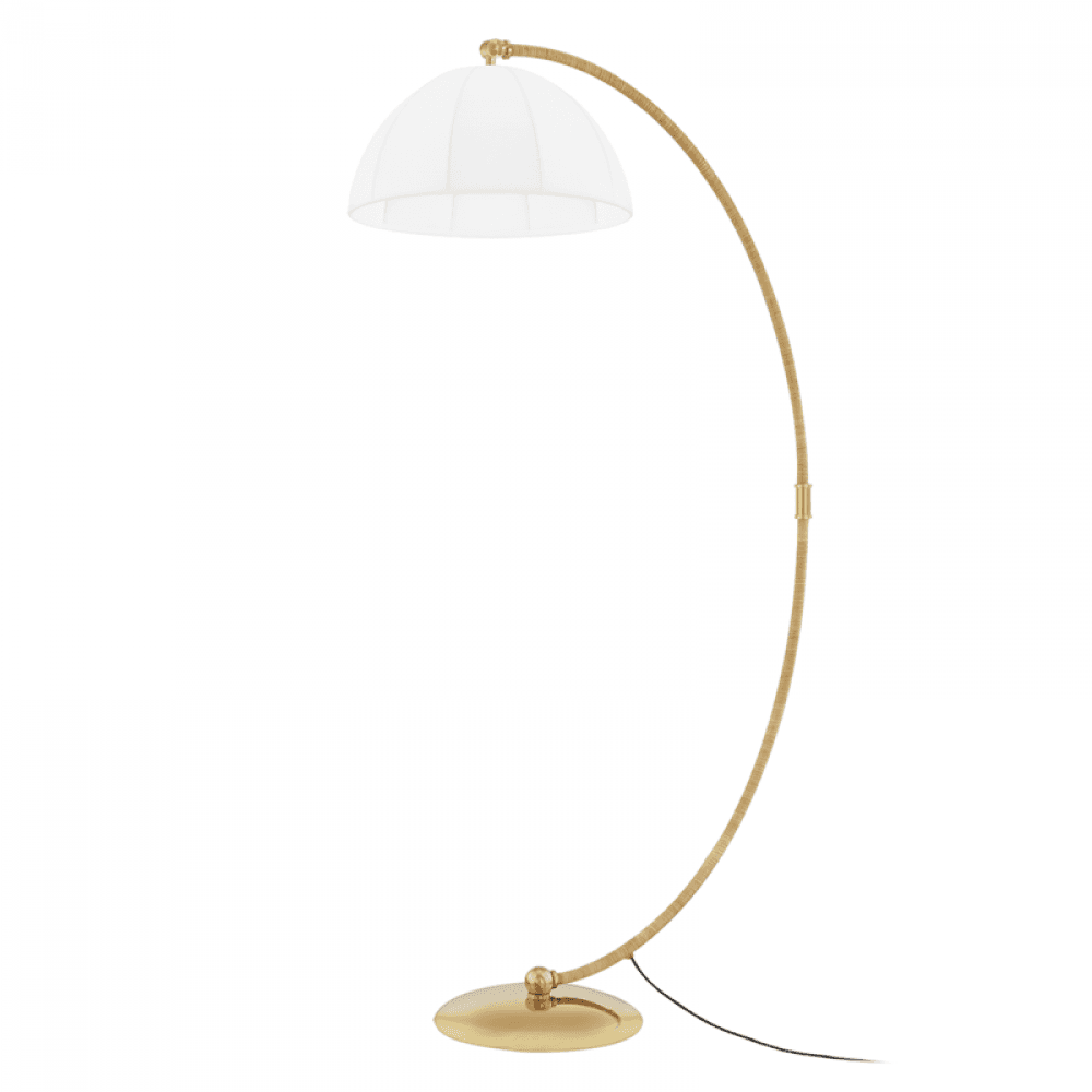 Hudson Valley Montague Floor Lamp Brass