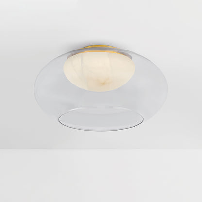 Hudson Valley Moore 17" Flush Mount in Aged Brass, alternate view 2