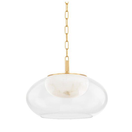 Hudson Valley Moore Pendant Aged Brass