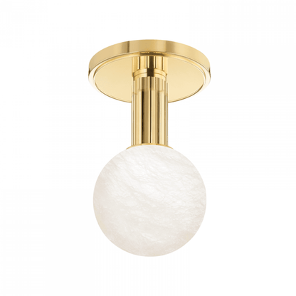 Hudson Valley Murray Hill Flush Mount Aged Brass