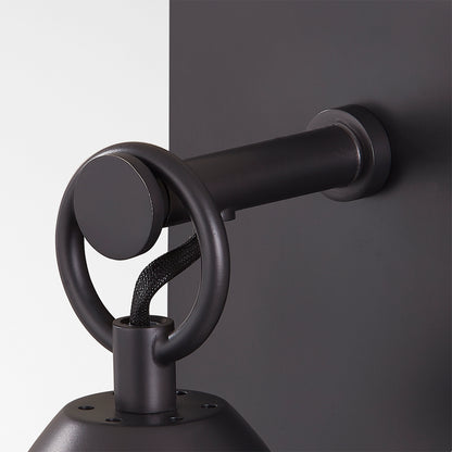 Hudson Valley Nantucket Wall Sconce in Black Brass, alternate view 1