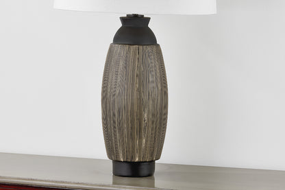 Hudson Valley Naseby Table Lamp Distressed Bronze detail view 4