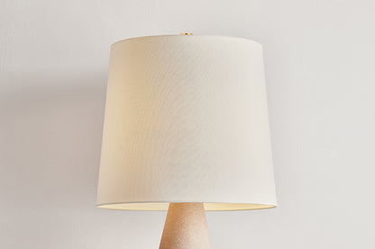 Hudson Valley Neelytown Table Lamp in Aged Brass, room setting 1
