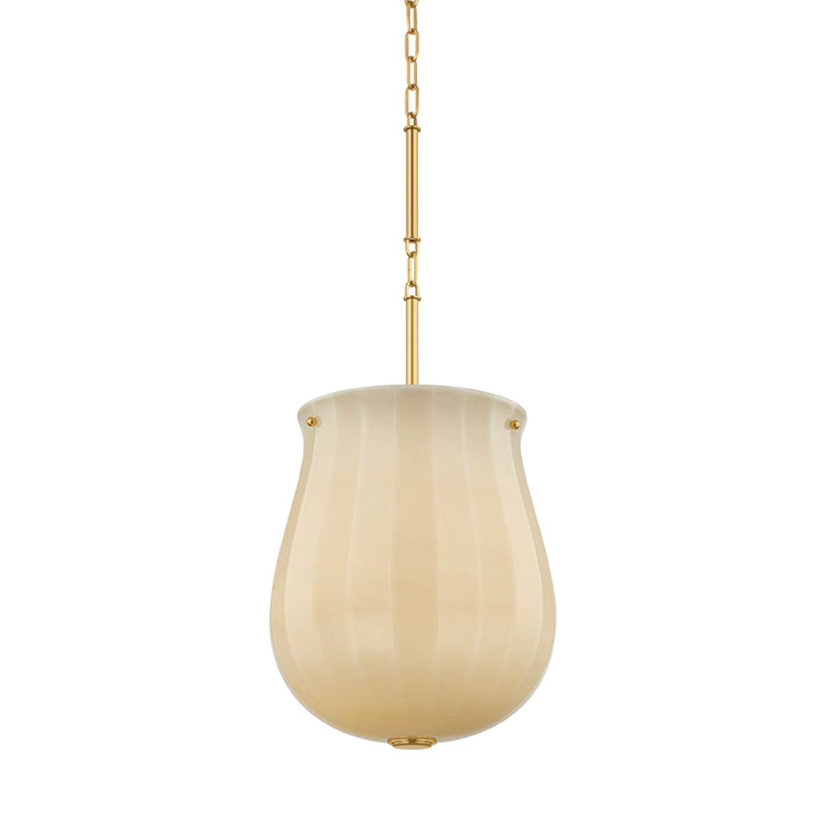 Hudson Valley Nevins 14" Pendant Aged Brass