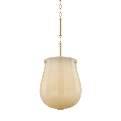 Hudson Valley Nevins 14" Pendant Aged Brass