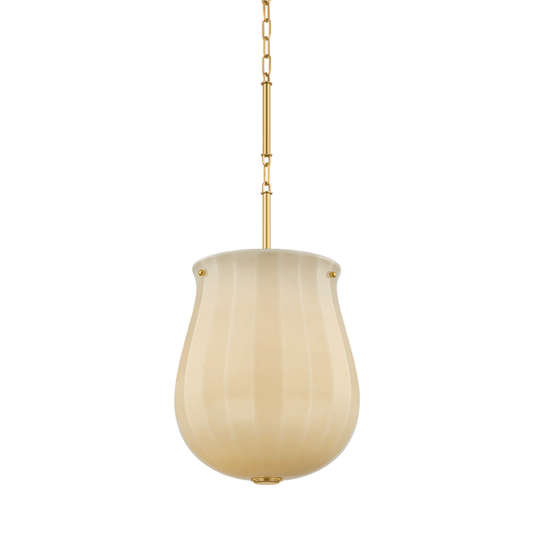 Hudson Valley Nevins 14" Pendant Aged Brass