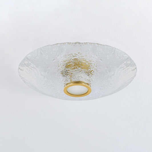 Hudson Valley New Haven Flush Mount in Aged Brass, alternate view 1