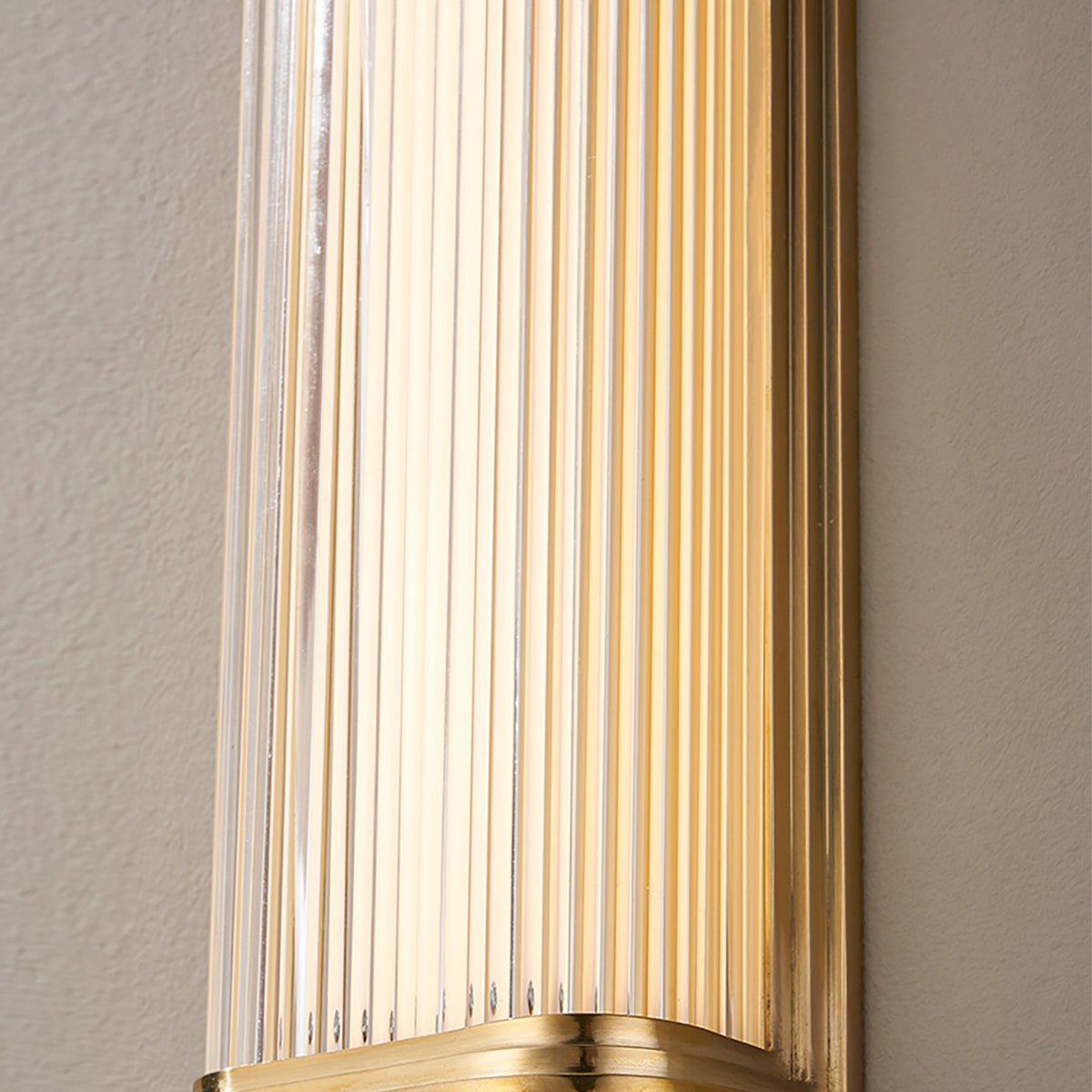 Hudson Valley Newburgh 17" Tall Bath & Vanity Light in Aged Brass, alternate view 2