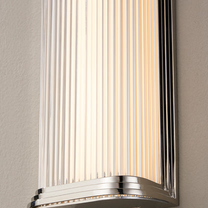 Hudson Valley Newburgh 17" Tall Bath & Vanity Light in Polished Nickel, alternate view 1