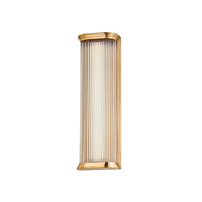 Hudson Valley Newburgh 17" Tall Bath & Vanity Light Aged Brass