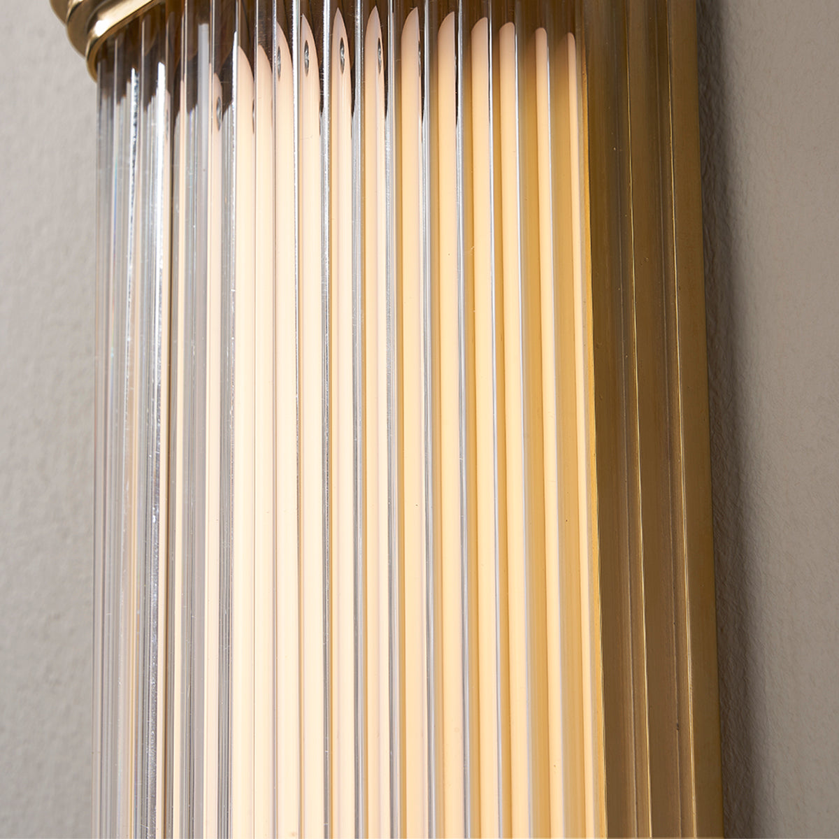Hudson Valley Newburgh 24.5" Tall Bath & Vanity Light in Aged Brass, alternate view 2