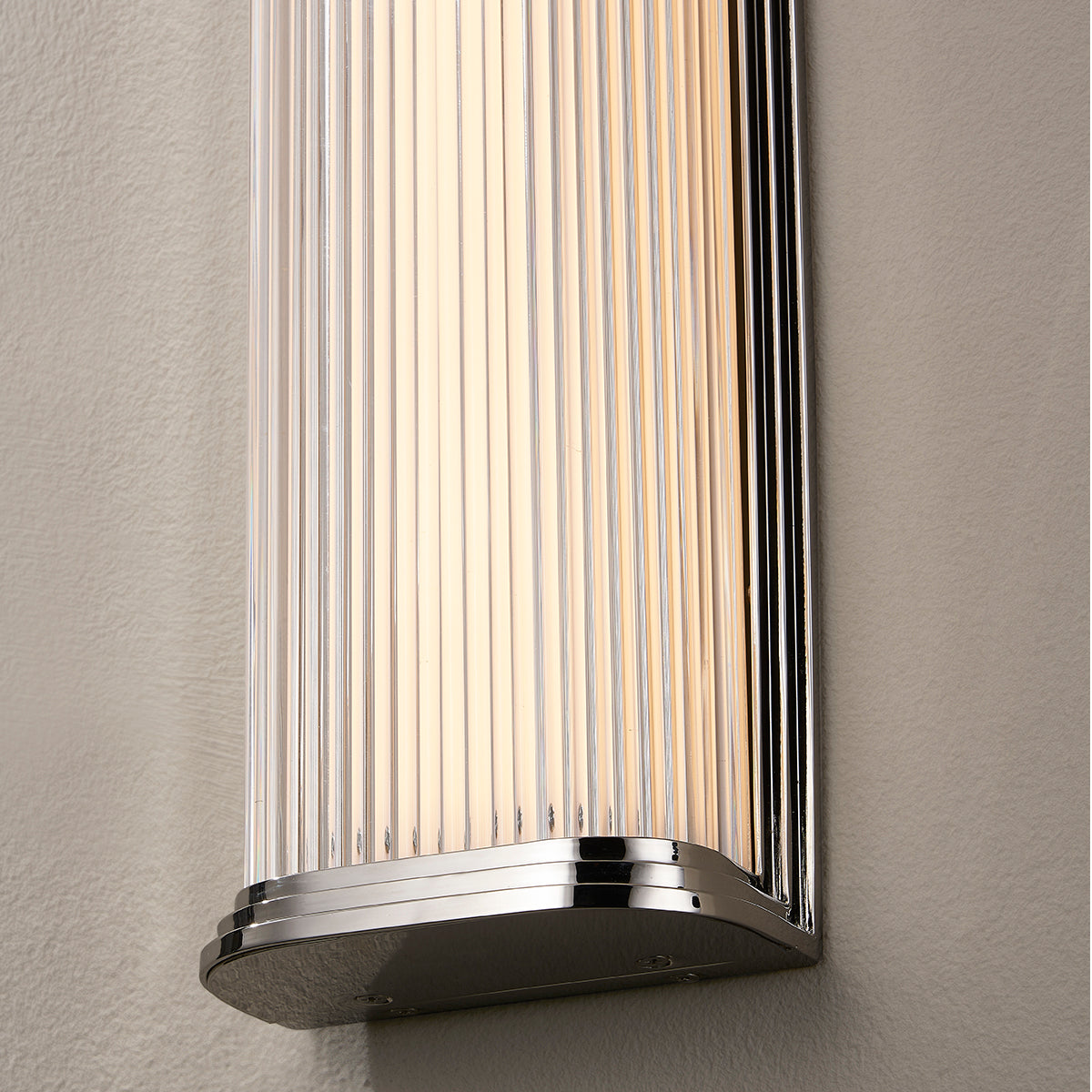 Hudson Valley Newburgh 24.5" Tall Bath & Vanity Light in Polished Nickel, alternate view 2