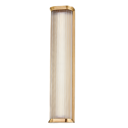 Hudson Valley Newburgh 24.5" Tall Bath & Vanity Light Aged Brass