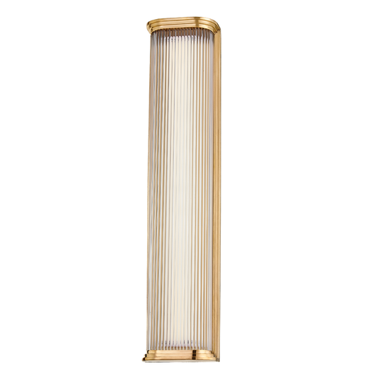 Hudson Valley Newburgh 24.5" Tall Bath & Vanity Light Aged Brass