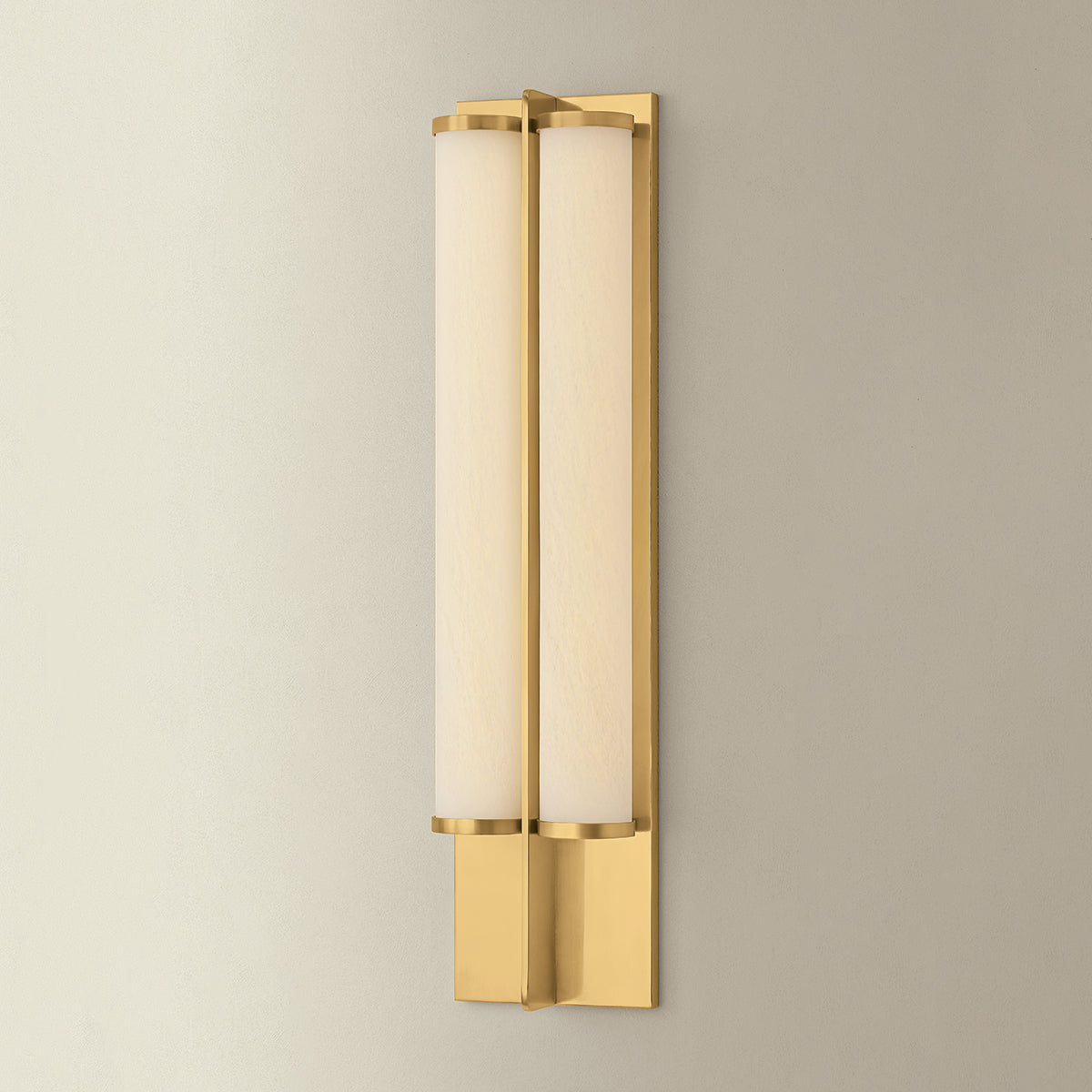 Hudson Valley Northfield 2-Light Wall Sconce in Aged Brass, alternate view 2