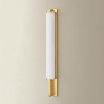 Hudson Valley Northfield Wall Sconce in Aged Brass, alternate view 1