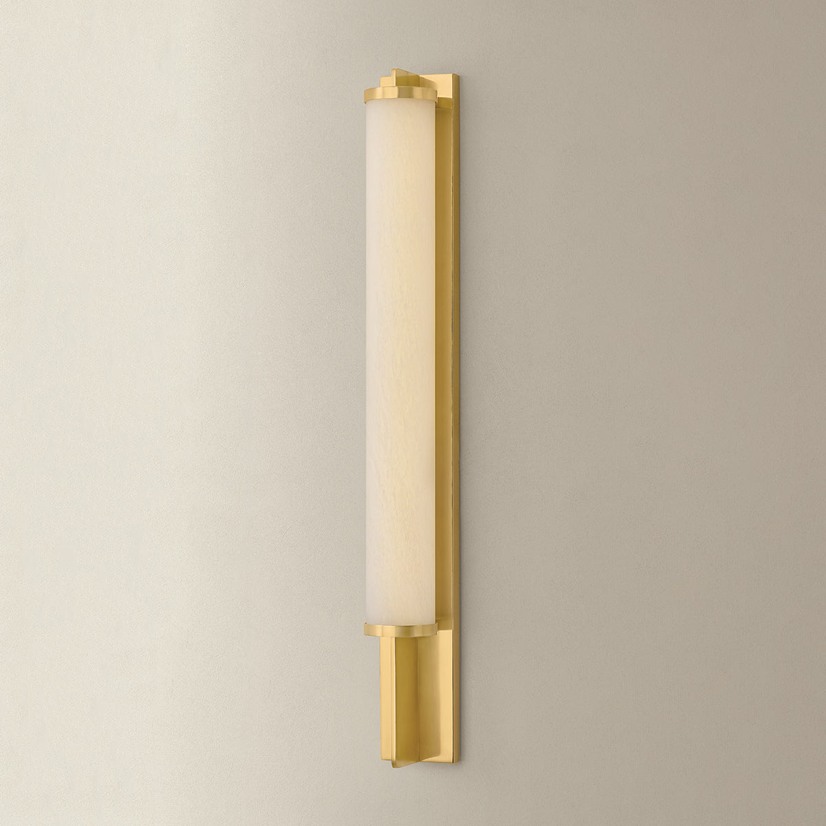 Hudson Valley Northfield Wall Sconce in Aged Brass, alternate view 2