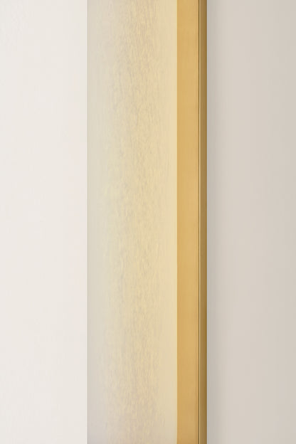 Hudson Valley Northfield Wall Sconce in Aged Brass, room setting 3