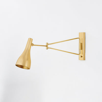 Hudson Valley Northford Wall Sconce Aged Brass detail view 1