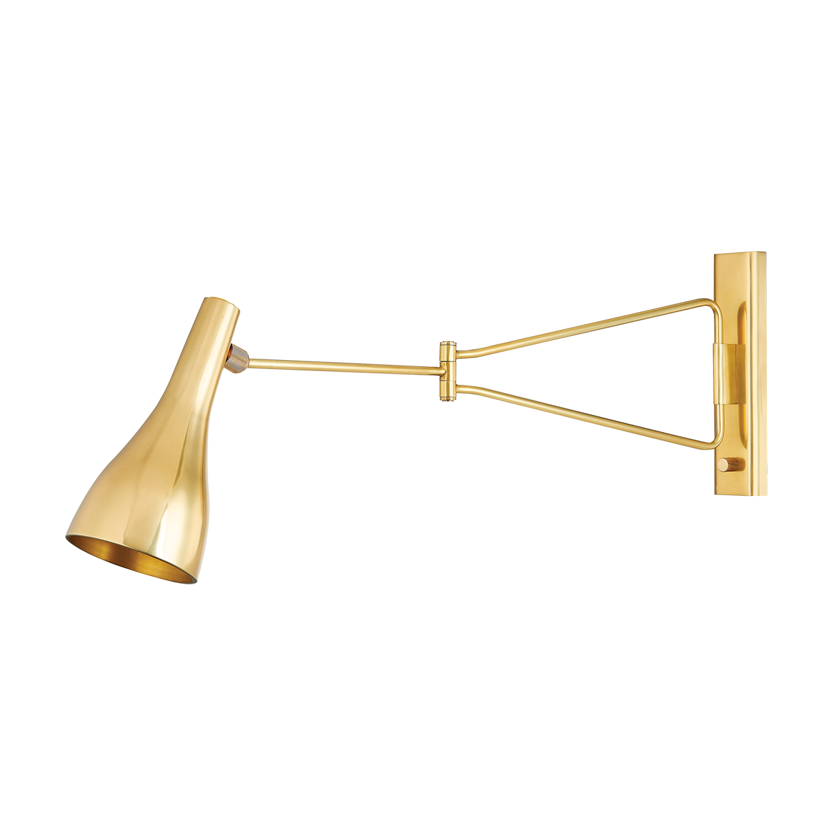 Hudson Valley Northford Wall Sconce Aged Brass