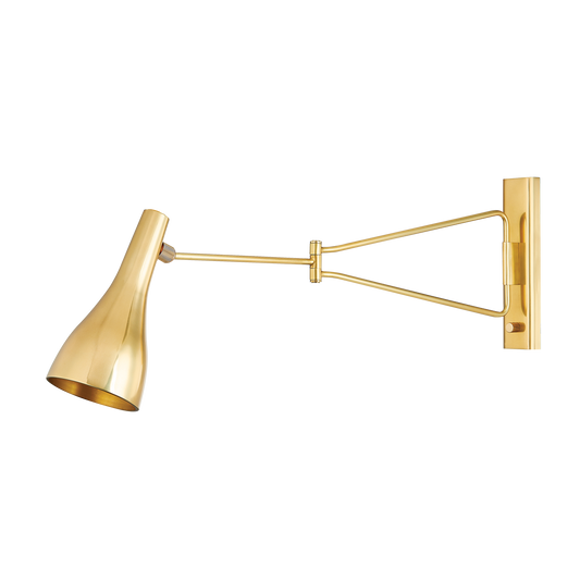 Hudson Valley Northford Wall Sconce Aged Brass