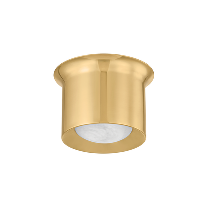 Hudson Valley Noxon 7" Flush Mount Aged Brass