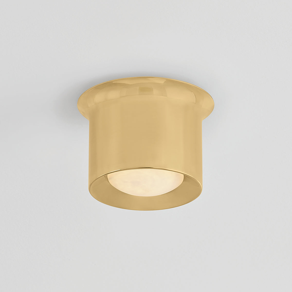 Hudson Valley Noxon 7" Flush Mount in Aged Brass, alternate view 2