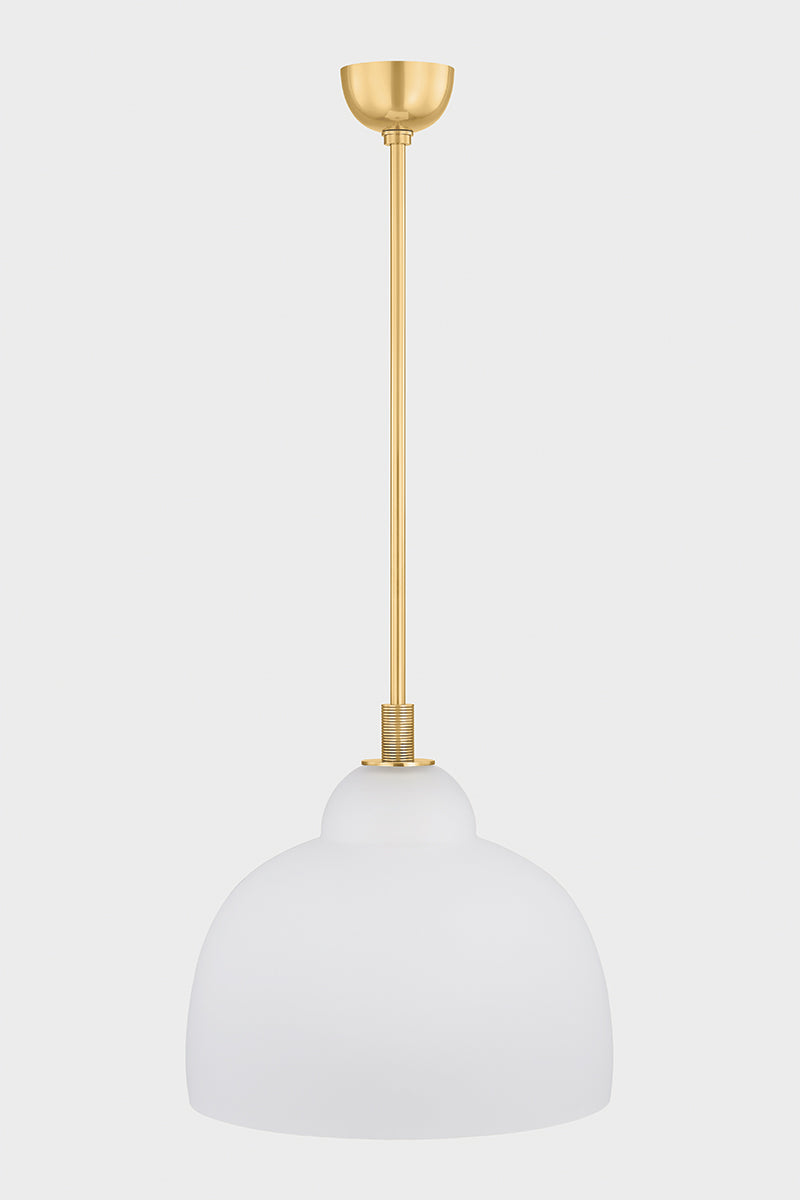 Hudson Valley Oberon 18" Pendant Aged Brass detail view 3
