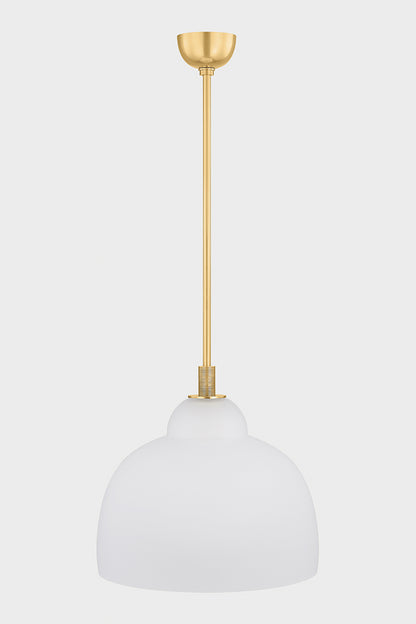 Hudson Valley Oberon 18" Pendant Aged Brass detail view 3