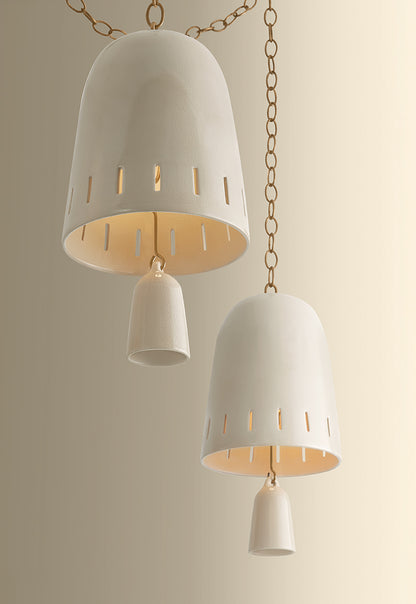 Hudson Valley Omi 5-Light Chandelier in Patina Brass, room setting 3