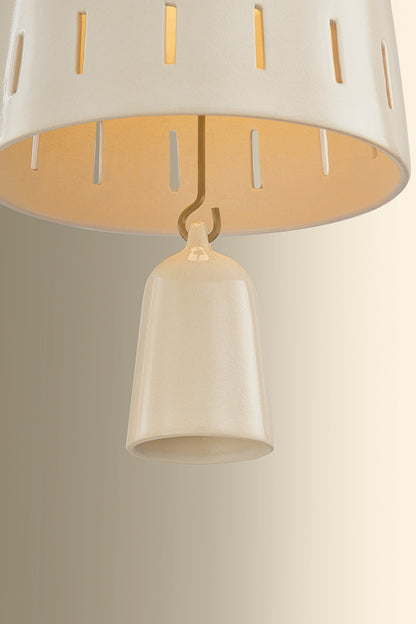 Hudson Valley Omi 9" Pendant in Patina Brass, room setting 3