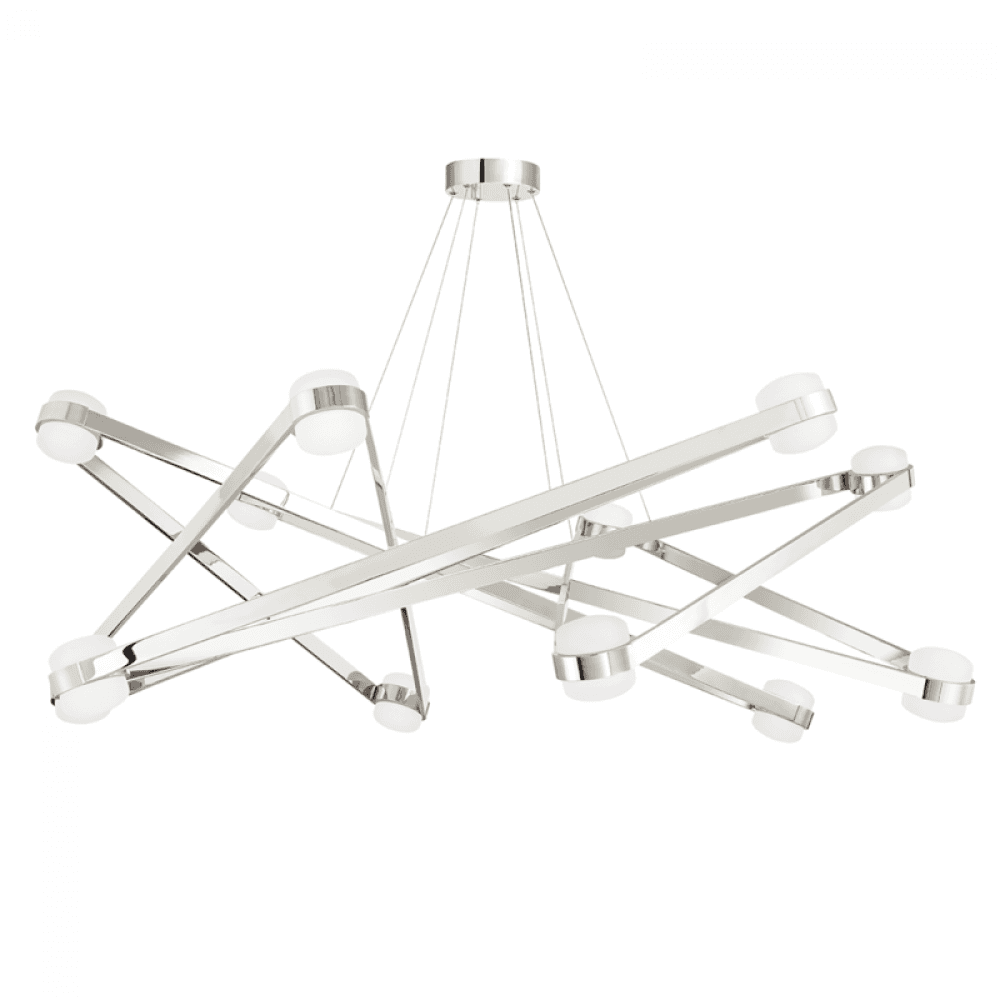Hudson Valley Orbit Chandelier Nickel