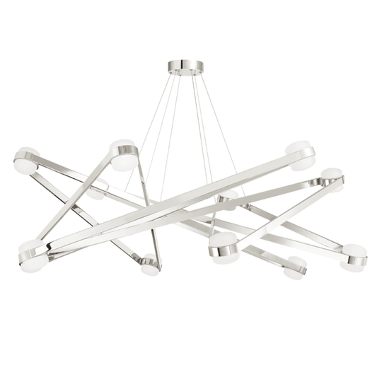 Hudson Valley Orbit Chandelier Nickel