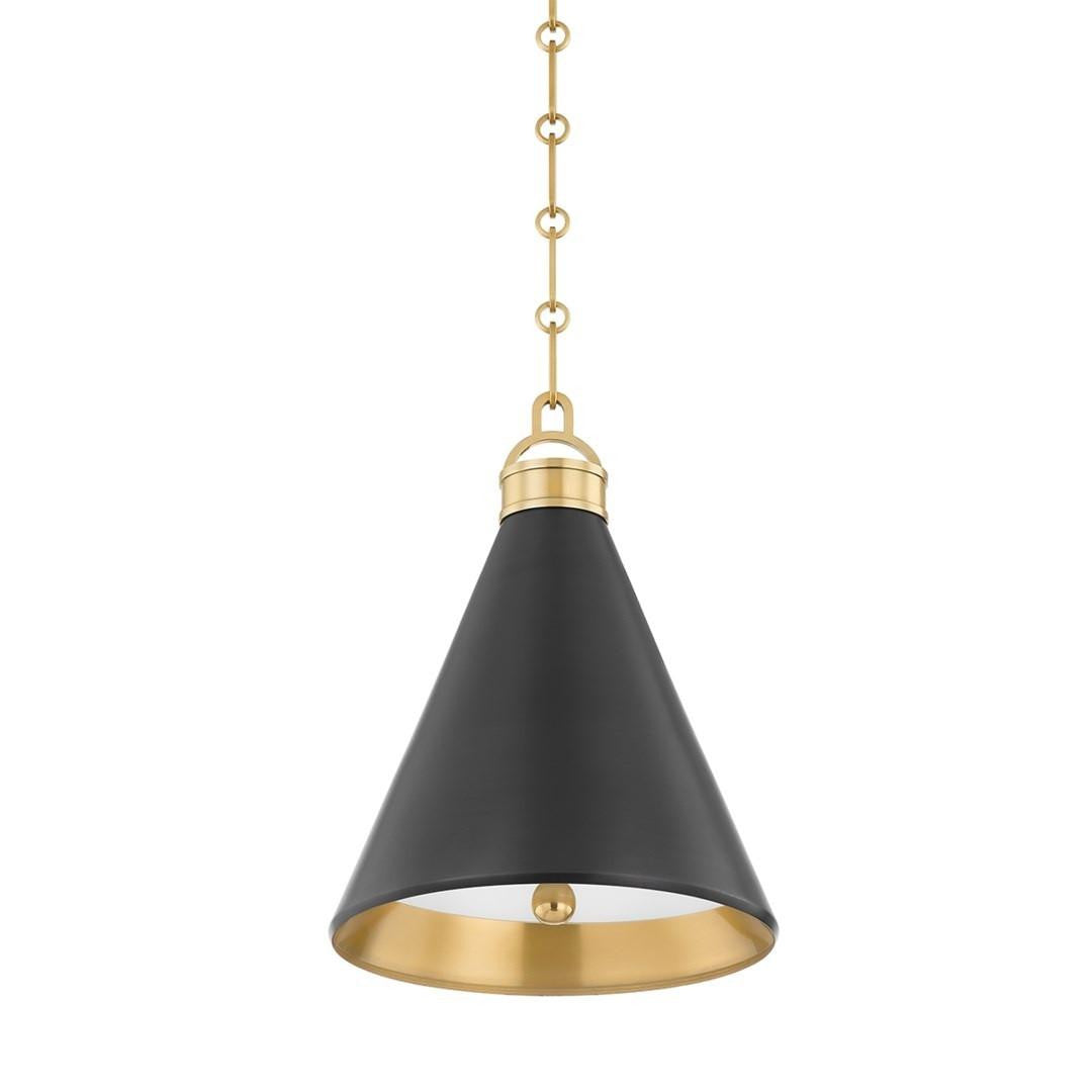 Hudson Valley Osterley Pendant Aged Brass, Antique Distressed Bronze