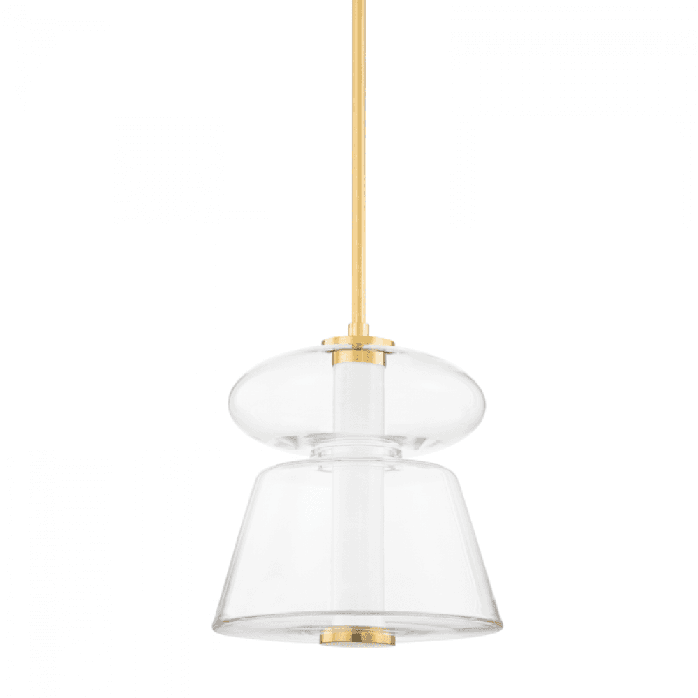 Hudson Valley Palermo Pendant Aged Brass